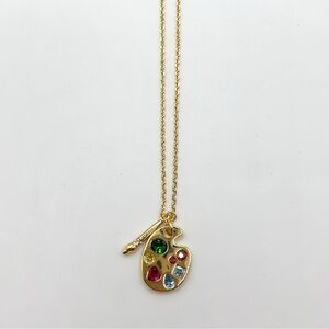 Kate Spade painter’s palette necklace
